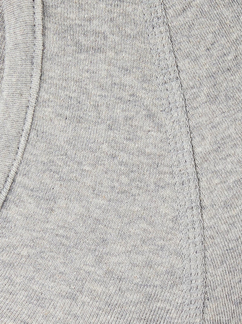 Lot de 3 slips ouverts - Damart Gris chiné - Kiabi