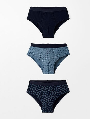 Lot de 3 slips ouverts maille jersey - damart