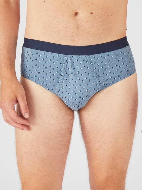 Lot de 3 slips ouverts maille jersey - Damart - Kiabi