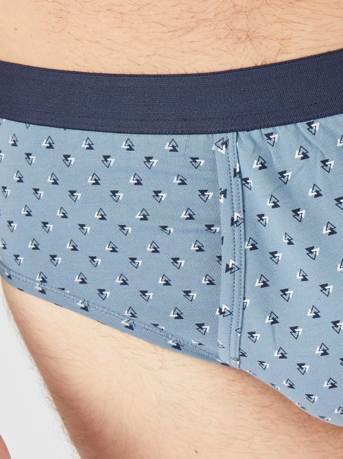 Lot de 3 slips ouverts maille jersey - Damart - Kiabi