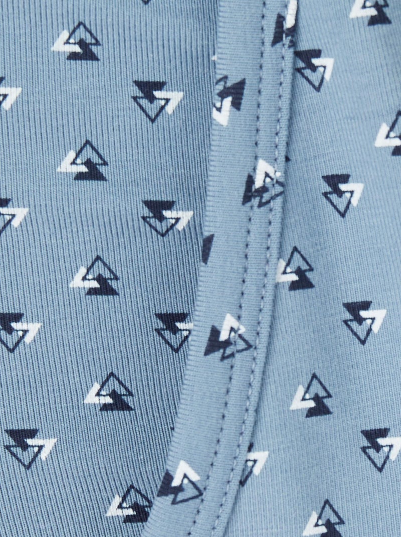 Lot de 3 slips ouverts maille jersey - Damart Bleu - Kiabi