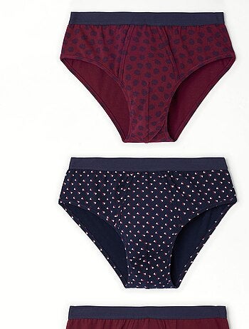 Lot de 3 slips ouverts maille jersey - Damart