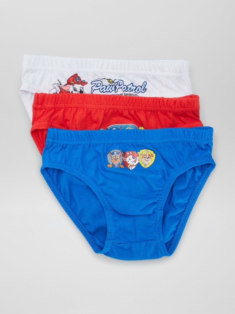 Lot de 3 slips 'Pat-Patrouille' Bleu - Kiabi