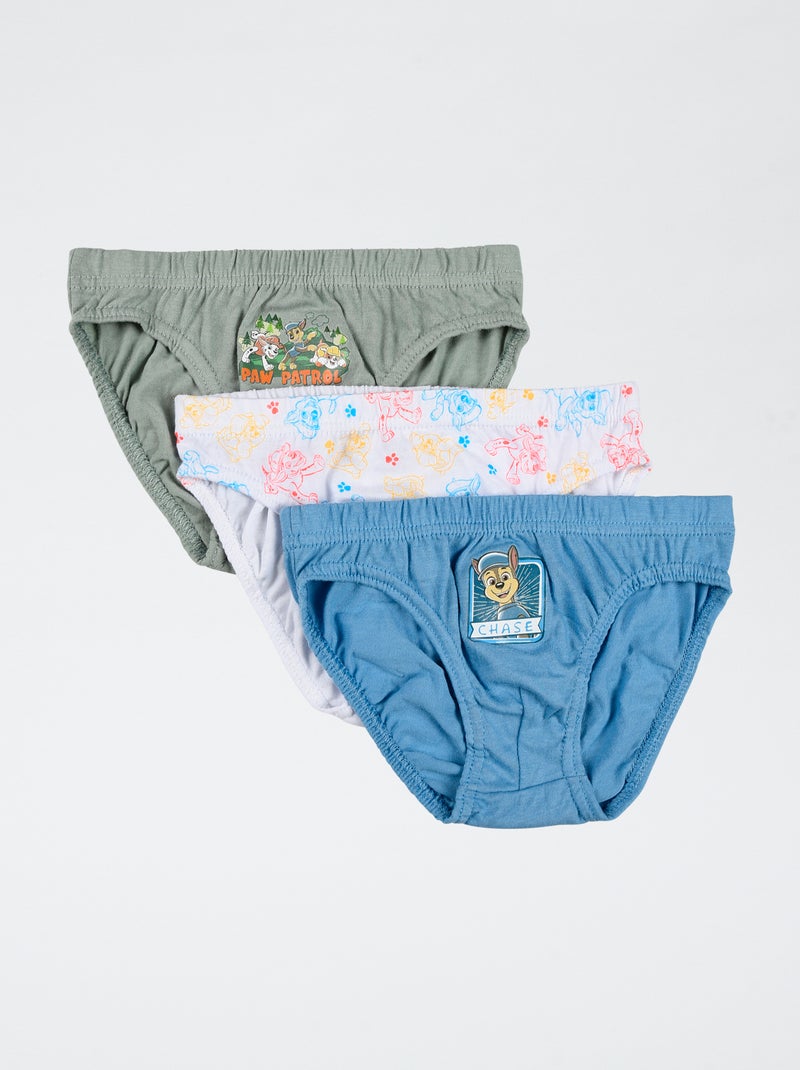 Lot de 3 slips 'Pat patrouille' en coton Bleu - Kiabi