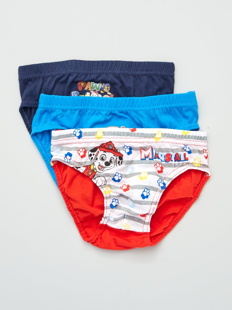 Lot de 3 slips ' Pat'Patrouille' Bleu - Kiabi