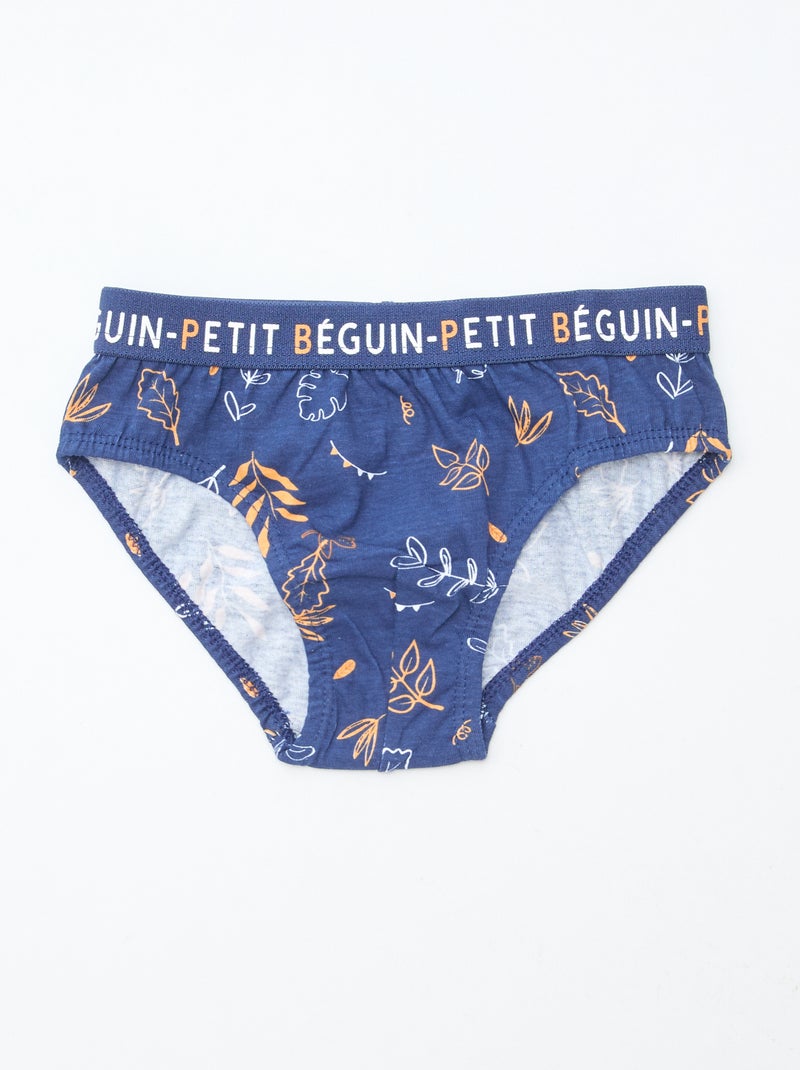 Lot de 3 slips 'Petit Béguin' Beige - Kiabi