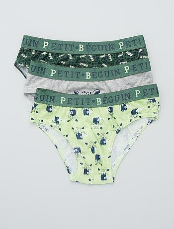 Lot de 3 slips 'Petit Beguin'