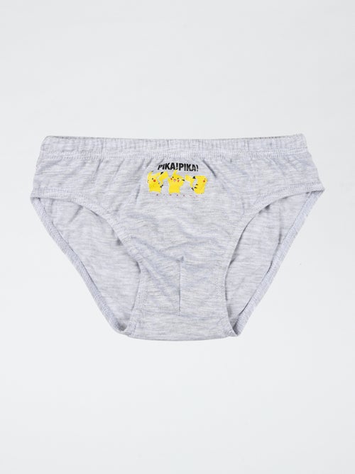 Lot de 3 slips 'Pokémon' en coton - Kiabi