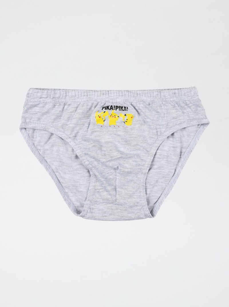 Lot de 3 slips 'Pokémon' en coton Rouge - Kiabi