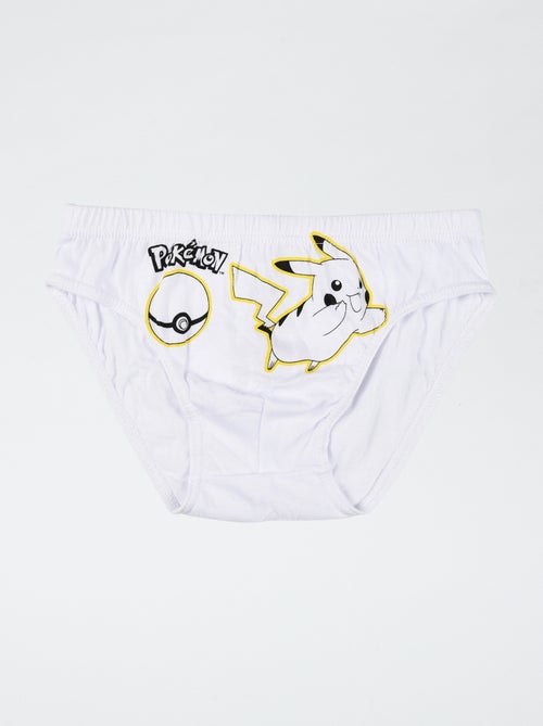 Lot de 3 slips 'Pokémon' en coton - Kiabi