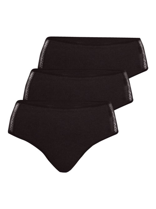 Lot de 3 slips pour fuites urinaires Athena - Kiabi