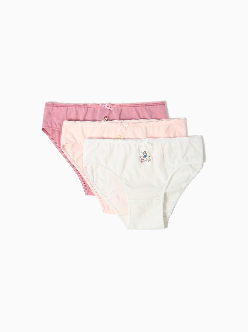 Lot de 3 slips « Princesses Disney » MO Fashion Gris - Kiabi