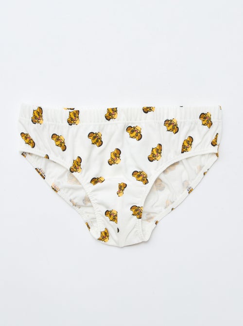 Lot de 3 slips 'Simba' en coton - Kiabi