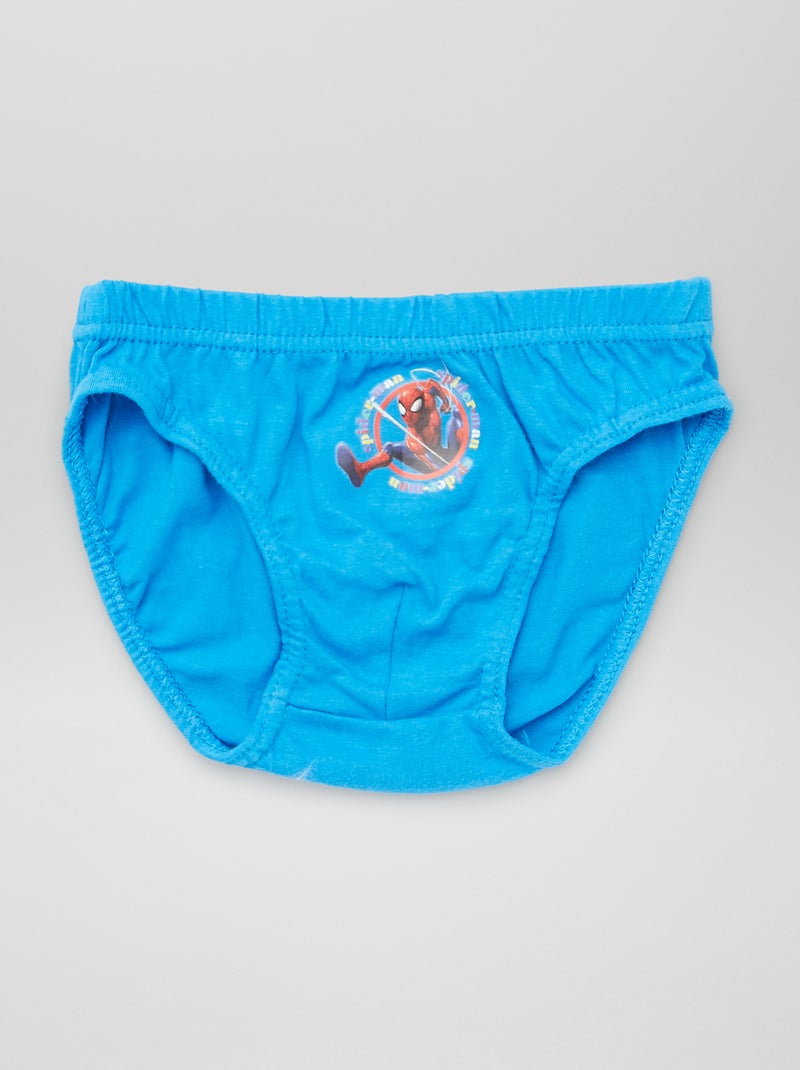 Spiderman - Confezione 3 Slip In Cotone, Per Bambino, 3-4 Anni, Rosso - 3