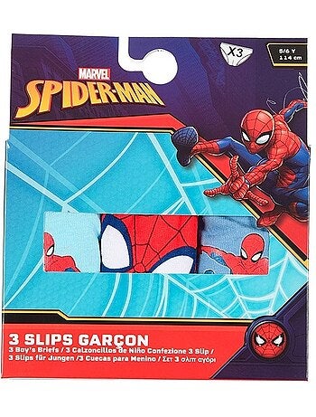 Lot de 3 slips spiderman| licence officielle
