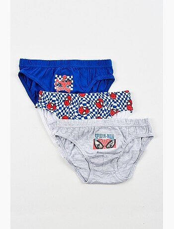 Lot de 3 slips spiderman| licence officielle