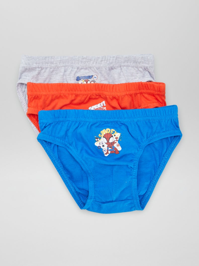 Lot de 3 slips 'Spidey amazing friends' Multi - Kiabi