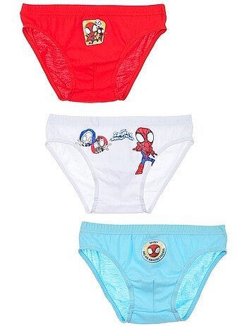 Lot de 3 slips spidey| licence officielle