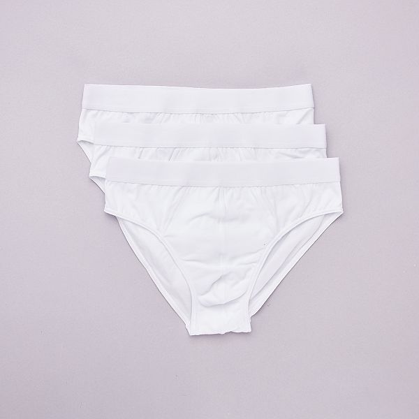 slip blanc homme