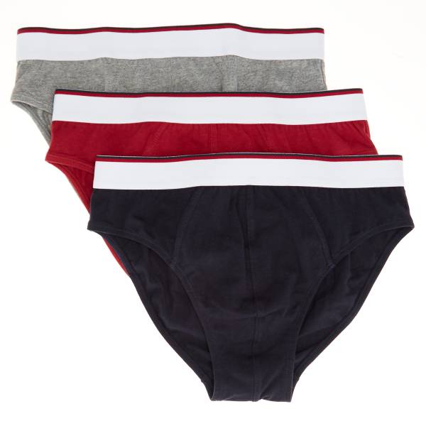 Lot de 3 slips unis Homme rouge Kiabi 10,00€