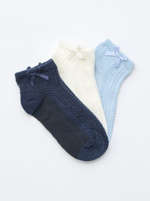 Lot de 3 socquettes à volants - Kiabi