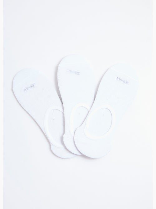 Lot de 3 Socquettes anti-glisse, clair - AFIBEL - Kiabi