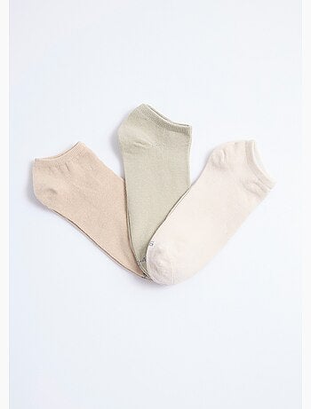 Lot de 3 Socquettes, assorti clair - AFIBEL