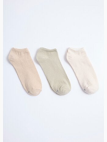 Lot de 3 Socquettes, assorti clair - AFIBEL