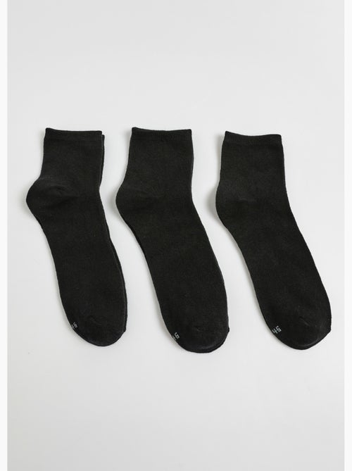 Lot de 3 Socquettes, essentiels unis - AFIBEL - Kiabi