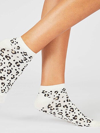 Lot de 3 socquettes fantaisie - Damart