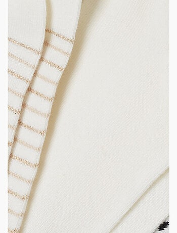 Lot de 3 socquettes fantaisie - Damart