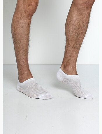 Lot de 3 Socquettes invisibles maille aérée - AFIBEL