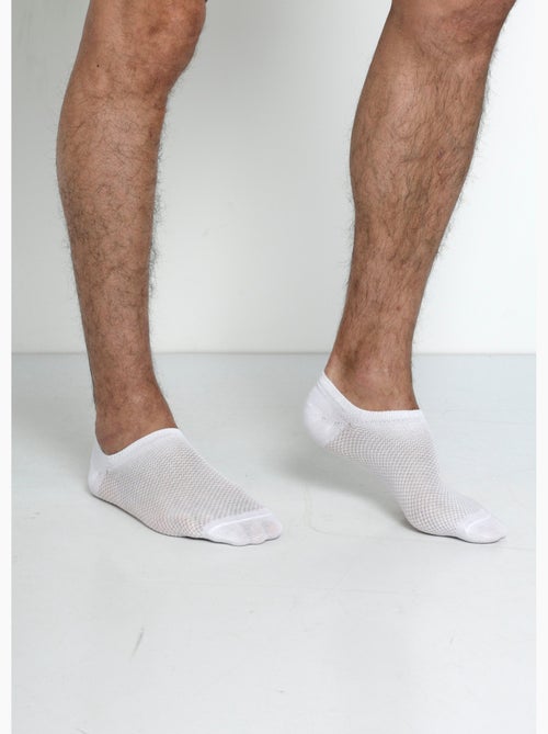 Lot de 3 Socquettes invisibles maille aérée - AFIBEL - Kiabi