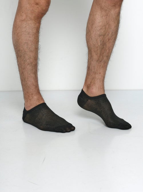Lot de 3 Socquettes invisibles maille aérée - AFIBEL - Kiabi