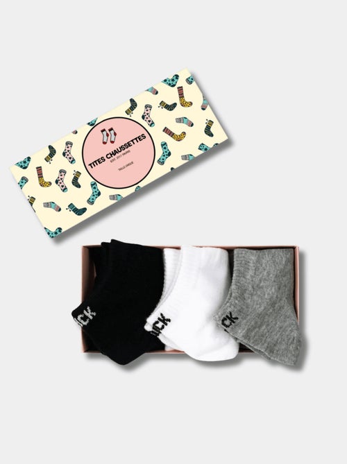 Lot de 3 Socquettes Rebelles - Kiabi