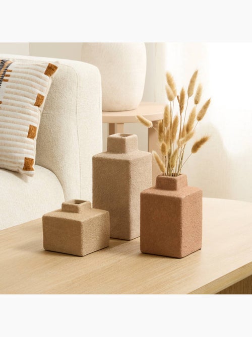 Lot de 3 soliflores en terre cuite rick - Kiabi