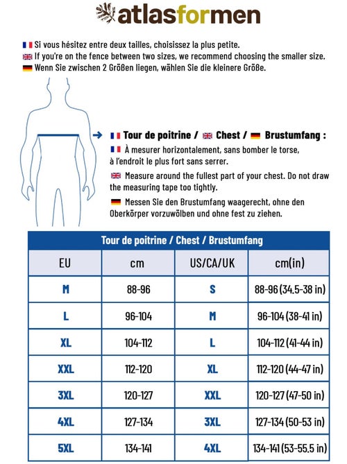 Lot de 3 Sous-Pulls Col Roulé  - ATLAS FOR MEN - Kiabi