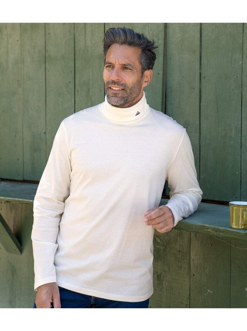 Lot de 3 Sous-Pulls Col Roulé Unis   - ATLAS FOR MEN Blanc Bordeaux Bleu - Kiabi