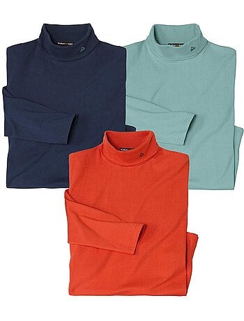 Lot de 3 sous-pulls cosy confort - atlas for men