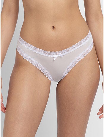 Lot de 3 strings essentiels en microfibre Dorina