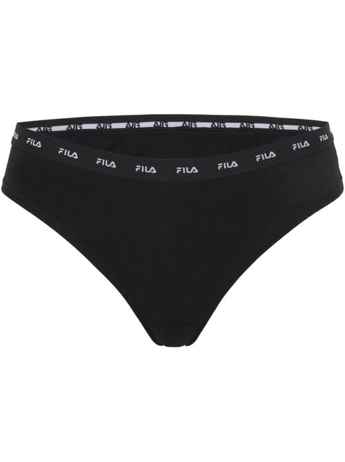 Lot de 3 strings femme uni Fila - Kiabi
