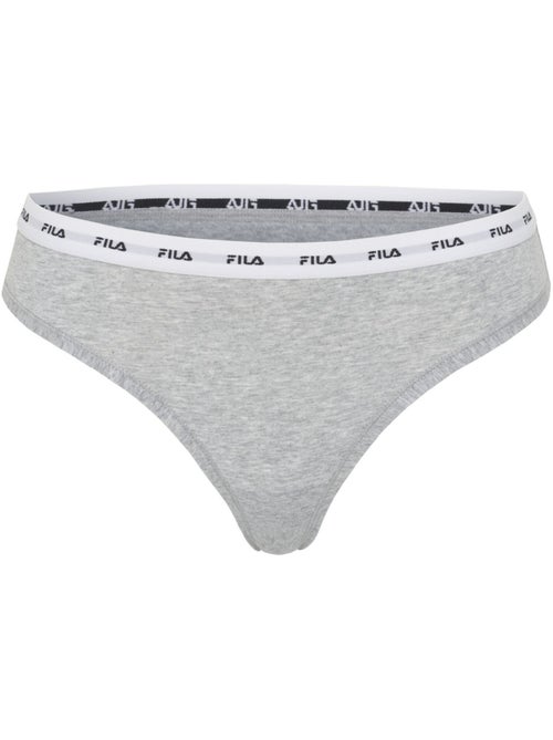 Lot de 3 strings femme uni Fila - Kiabi