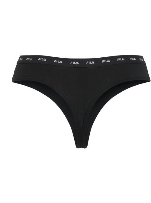 Lot de 3 strings femme uni Fila - Kiabi