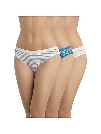 Lot de 3 Strings Les Pockets Coton