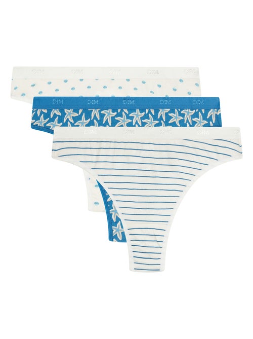 Lot de 3 Strings Les Pockets Coton - Kiabi Lot de 3 Strings Les Pockets Coton - Kiabi
