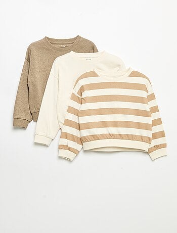 Lot de 3 sweats