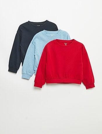 Lot de 3 sweats