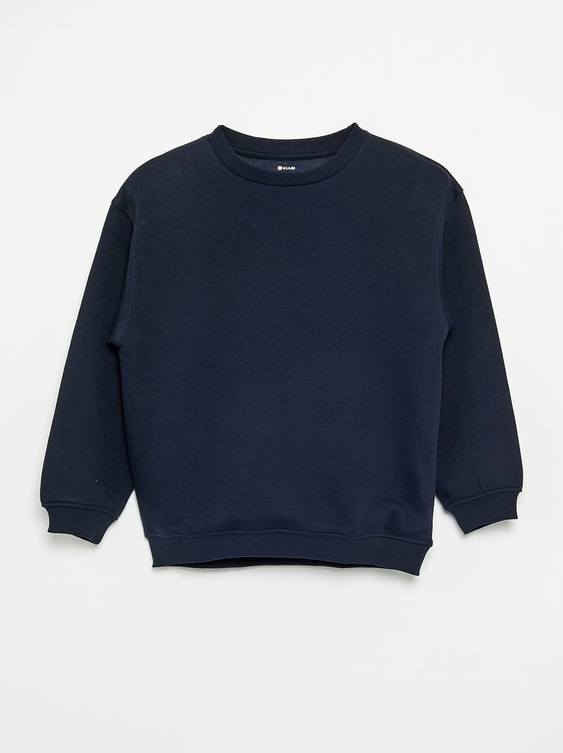 Lot de 3 sweats en polaire à manches longues Bleu - Kiabi
