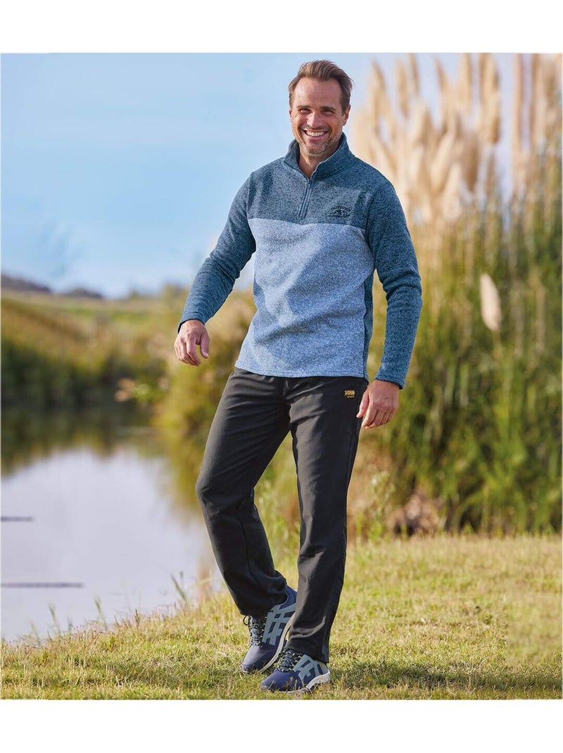 Lot de 3 Sweats Molleton Atlas®  - ATLAS FOR MEN Bleu Gris - Kiabi