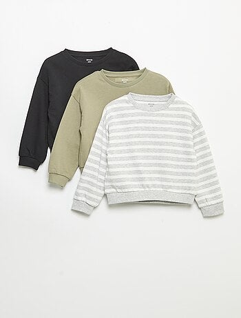 Lot de 3 sweats